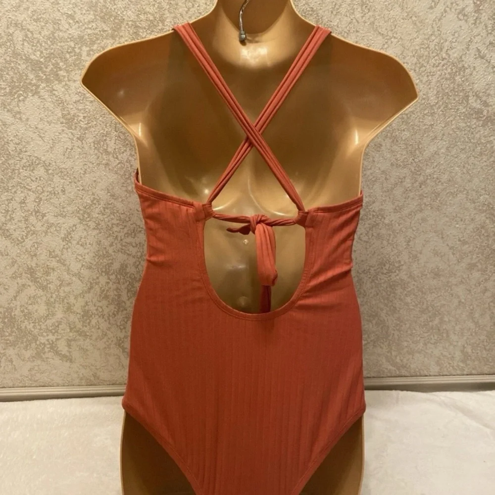 Kona Sol Pumpkin Spice One Piece Swimsuit